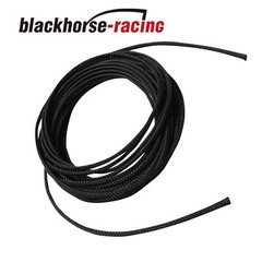 100 FT 1/8″ Expandable Wire Cable Sleeving Sheathing Braided Loom Tubing Black