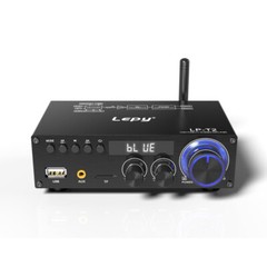 300W Bluetooth Amplifier LED Powerful Hifi Stereo Amplifier, 2.0 Channels LP-T2
