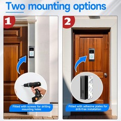 AntiTheft Video Doorbell Mount Compatible with Ring/Blink Wireless Camera Doo…