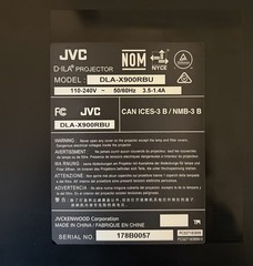 JVC Procision DLA-X900RBU THX3D Display 1080p HDMI Projector + Orig Box (LN!)