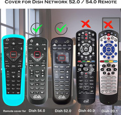 4 Pack Cover for Dish Network Remote, Case for Dish TV Remote Control 52.0/54.0