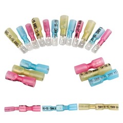 100PCS Heat Shrink Male & Female Spade Wire Connectors Terminals Electrical Set