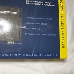 Audio control LC7i 6-Channel Active Line Output Converter AccuBASS Car Audio G1