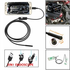 1m/2m 3in1 USB 6 LED Endoscope HD Cams Inspection Camera For Android/Laptop/PC