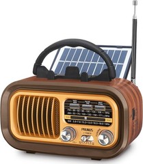 AM FM SW Retro Radio J-150: Portable Vintage Speaker with Quality Sound & USB