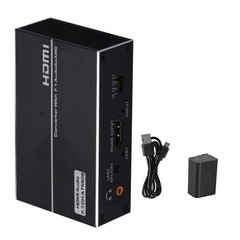 1×1 HDMI EARC Extractor 4K 1 In 1 Out 120Hz HDMI Splitter Audio Converter