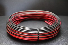8 10 12 14 16 18 20 22 24 GAUGE RED BLACK ZIP WIRE AUTOMOTIVE HOME AUDIO LOT