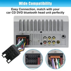 Car Radio Connector Replacement for VW Wiring Harness Adapter in Dash…