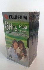 Fujifilm 3 Pack VHS Blank Tapes T-160 Up To 8hrs – Brand New