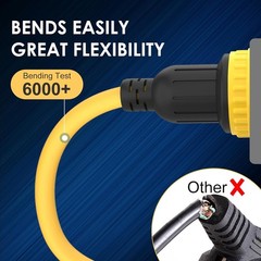 30 Amp to 15 Amp 5-15P Male to L5-30R Fema Size: 15A Male / 30A Female Locking
