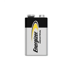 24 Energizer Industrial 9 Volt (9V) Alkaline Batteries (EN22, 6LF22, 6AM6)