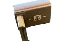 Togconn 8K UHD 90-Degree HDMI Adapter – Right Angle Male to Female