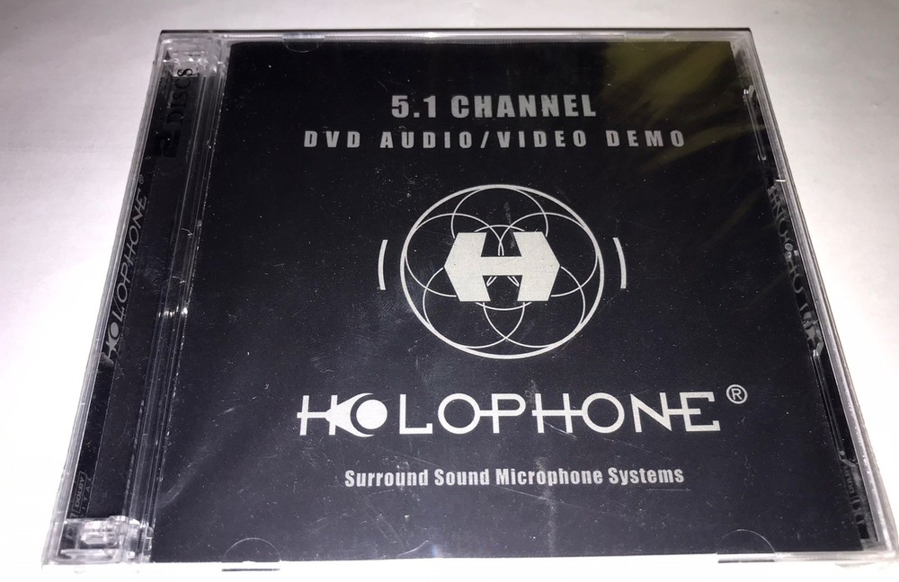 New Sealed 5.1 Channel Dvd Audio/video Demo Holophone Microphone System Cd