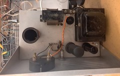 Vintage Home Brew Homemade HAM Radio Tube Type Transmitter, working.