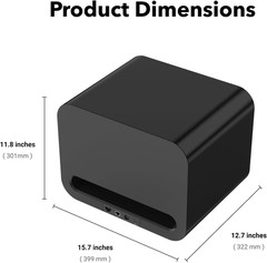 WiiM Sub Pro – 8″ 250 W Wireless Smart Subwoofer | AI RoomFit™ Calibration | Wi-
