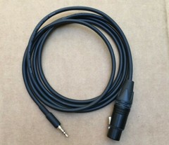 1’ft – 25FT Mogami Cable 3.5mm to gold XLR FeMale Aux Plug Audio Sound Cord M-F