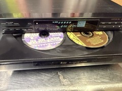 SONY CDP-C445 CD Player 5-Disc Carousel Changer No Remote, Tested & Working