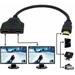 4K HDMI Cable Splitter Adapter 2.0 Converter 1 In 2 Out 1 Male to 2 Female