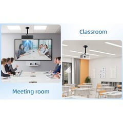 Projector Mount with 3 Sizes of Screw Adapters for Universal Compatibility