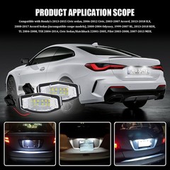 2PCS LED License Plate Light, Tag Lights for License Plate, Rear Tag Light Lamp,