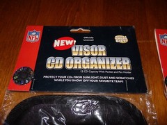 RARE VINTAGE NFL Licensed TAMPA BAY BUCCANEERS 12 CD Car Visor Holder Lot of 2
