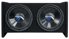 Rockville R1V212P Dual 12″ 1200w Car Audio Subwoofers Vented Sub Enclosure Box