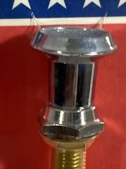 UNITED STATES M-035C Two Position Push/Pull Auto/Marine Switch CHROME Free Ship