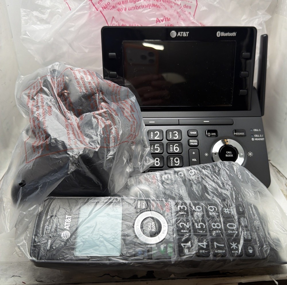 AT&T DLP73290 2-Handset DECT 6.0 Cordless Phone 5″ Display: 3A3
