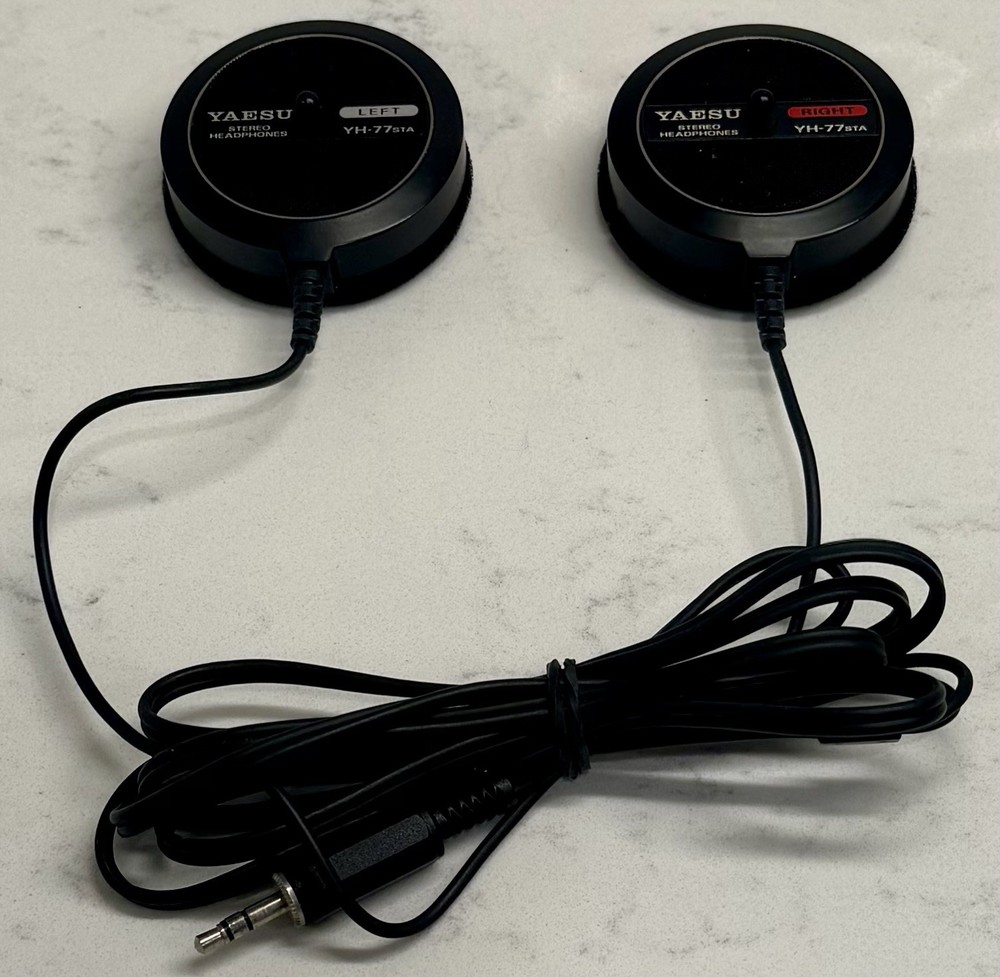 Yaesu YH-77STA Lightweight Stereo Headphones – EAR PART & CHORD ONLY