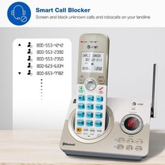 AT&T DL72119 DECT 6.0 Cordless Phone for Home with Bluetooth Connect to Cell…