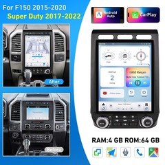 LINKSWELL GEN 6 “T” Style Radio for 2015-2022 Ford F-Series Carplay Android Auto