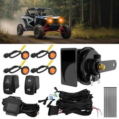 1Set Plug and Play Turn Signal Horn Street Legal Kit For Polaris Can-Am Kawasaki