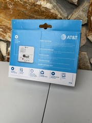 AT&T 1740 Digital Answering System With Time and Day Stamp – White