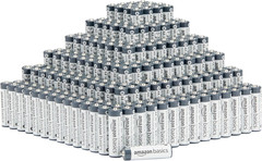 Amazon Basics 300-Pack AA Long-Lasting Industrial Alkaline Batteries, 1.5 Volt,