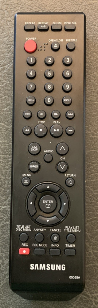 Samsung 00055A Remote Control. Used, Pro Cleaned and Tested