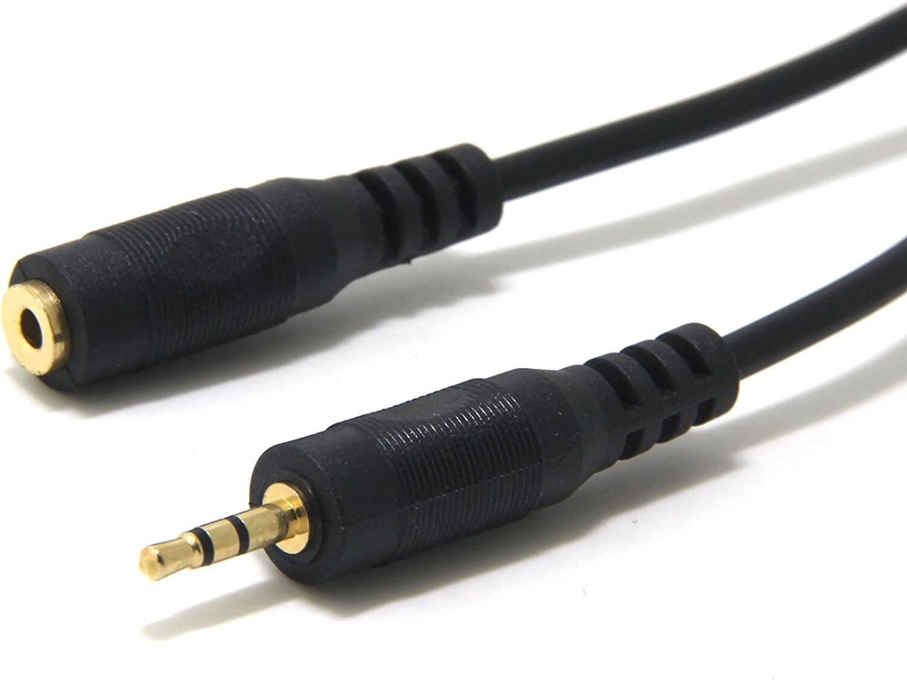 15′ ft 3.5mm 1/8″ M-F Stereo Headphone Extension Audio Sound Cable Wire VWLTW