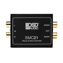 SMC21 Stereo Signal to Mono Converter, for 70V & 8Ohm Systems NO Power Needed