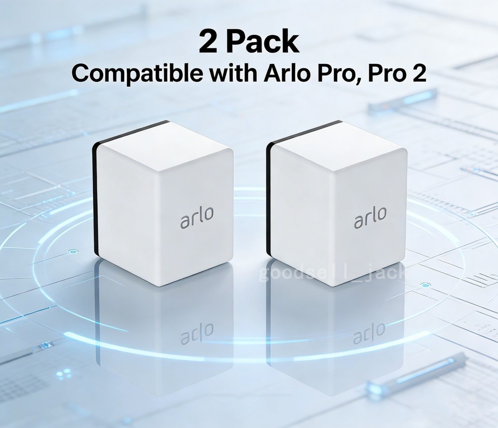 2 Pack Genuine Battery A-1 for Arlo Pro , Pro 2 VMA4400 VCS4500C VMS4230 Camera