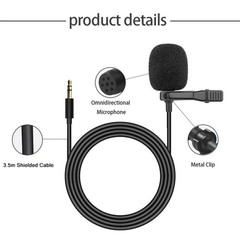 3.5mm External Microphone for Car Radio Stereo GPS Bluetooth Handsfree Audio Mic