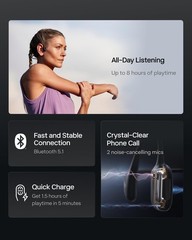 OpenRun Pro-Bone Conduction Headphones, Open-Ear Bluetooth Wireless Sport Hea…