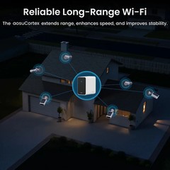 Aosu 4K UHD 8.0MP Wi-Fi Outdoor SolarCam P1 Max Security Camera