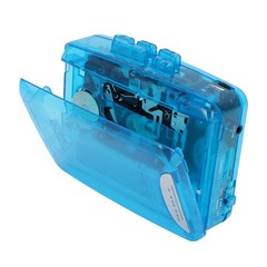 Portable Cassette Player Transparent Retro For Music Lovers ABS Easy To Use