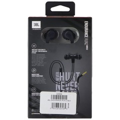 JBL Endurance Run2 Wired Headphones with Microphone – Black