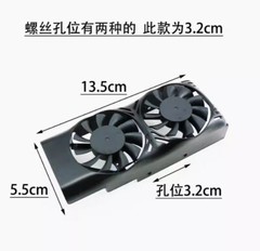 1PC New MSI GeForce GTX 1050/1050Ti 4GT LPV1 graphics card fan XY-D05510S