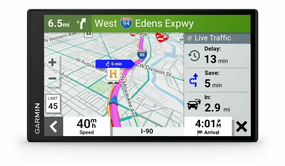 Garmin DriveSmart 76 Voice Assist 7″ GPS w/ Traffic & Lifetime Maps 010-02470-00