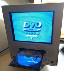 Magnavox 9 Inch CRT TV With REMOTE! DVD Player, Composite Video (9MDPF20)
