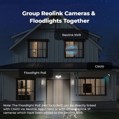 REOLINK CX410 2K 4MP PoE Security Camera F1.0 Aperture Color Night Vision Light