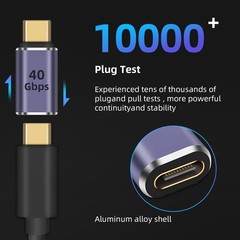 GHQXZT USB C Extender Adapter 40Gbps, 8K 60Hz USB C Male to Female Extension …