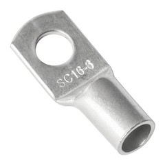 10-100pcs Copper Ends Cable Lugs Wire Connectors Ring Battery Terminals SC16-6
