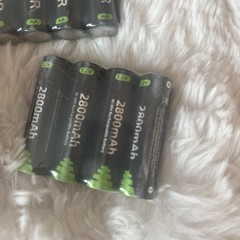 BEVIGOR AA Rechargeable Batteries 1500 Cycle, 2800 mAh High Capacity 1.2V..8 new